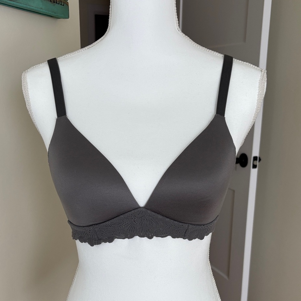 Aerie Sunnie Bloom Lace Wireless Lightly Lined Bra 34 B - Picture 3 of 7